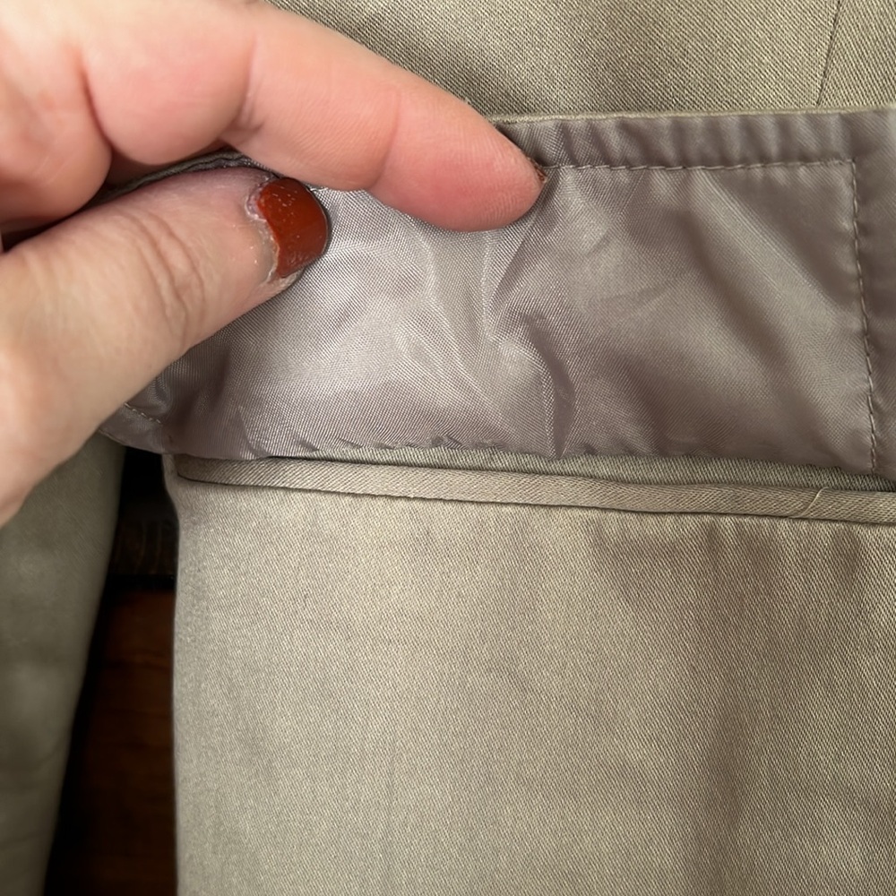 WORTHINGTON Solid Tan Color Single Button Front, Fully Lined Blazer, Sz 4, GUC. - Picture 7 of 9
